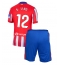 Atletico Madrid Samuel Lino #12 Thuis tenue Kids 2024-25 Korte Mouwen (+ broek)