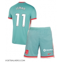 Atletico Madrid Thomas Lemar #11 Uit tenue Kids 2024-25 Korte Mouwen (+ broek)