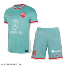 Atletico Madrid Uit tenue Kids 2024-25 Korte Mouwen (+ broek)