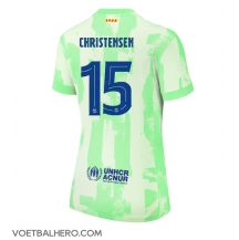 Barcelona Andreas Christensen #15 Derde tenue Dames 2024-25 Korte Mouwen