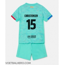 Barcelona Andreas Christensen #15 Derde tenue Kids 2023-24 Korte Mouwen (+ broek)
