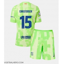 Barcelona Andreas Christensen #15 Derde tenue Kids 2024-25 Korte Mouwen (+ broek)