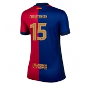 Barcelona Andreas Christensen #15 Thuis tenue Dames 2024-25 Korte Mouwen