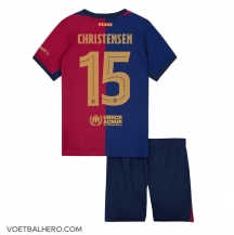 Barcelona Andreas Christensen #15 Thuis tenue Kids 2024-25 Korte Mouwen (+ broek)