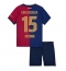 Barcelona Andreas Christensen #15 Thuis tenue Kids 2024-25 Korte Mouwen (+ broek)