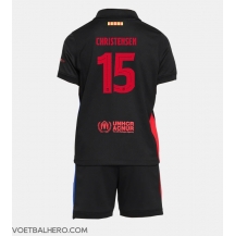 Barcelona Andreas Christensen #15 Uit tenue Kids 2024-25 Korte Mouwen (+ broek)