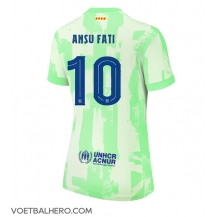 Barcelona Ansu Fati #10 Derde tenue Dames 2024-25 Korte Mouwen