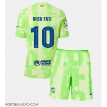 Barcelona Ansu Fati #10 Derde tenue Kids 2024-25 Korte Mouwen (+ broek)