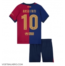 Barcelona Ansu Fati #10 Thuis tenue Kids 2024-25 Korte Mouwen (+ broek)