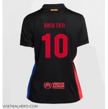 Barcelona Ansu Fati #10 Uit tenue Dames 2024-25 Korte Mouwen