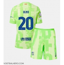 Barcelona Dani Olmo #20 Derde tenue Kids 2024-25 Korte Mouwen (+ broek)