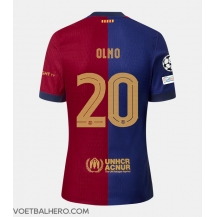 Barcelona Dani Olmo #20 Thuis tenue 2024-25 Korte Mouwen