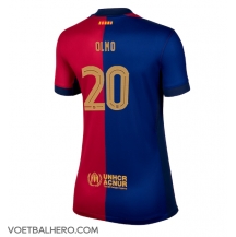 Barcelona Dani Olmo #20 Thuis tenue Dames 2024-25 Korte Mouwen