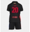 Barcelona Dani Olmo #20 Uit tenue Kids 2024-25 Korte Mouwen (+ broek)