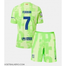 Barcelona Ferran Torres #7 Derde tenue Kids 2024-25 Korte Mouwen (+ broek)