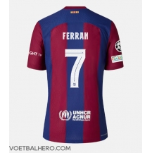 Barcelona Ferran Torres #7 Thuis tenue 2023-24 Korte Mouwen