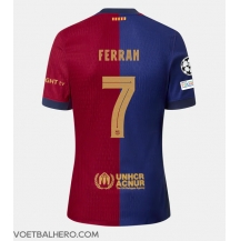 Barcelona Ferran Torres #7 Thuis tenue 2024-25 Korte Mouwen