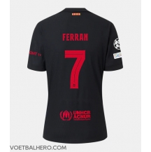 Barcelona Ferran Torres #7 Uit tenue 2024-25 Korte Mouwen