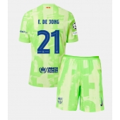 Barcelona Frenkie de Jong #21 Derde tenue Kids 2024-25 Korte Mouwen (+ broek)