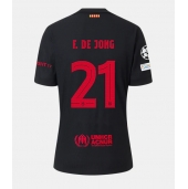 Barcelona Frenkie de Jong #21 Uit tenue 2024-25 Korte Mouwen