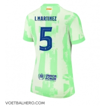 Barcelona Inigo Martinez #5 Derde tenue Dames 2024-25 Korte Mouwen