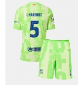 Barcelona Inigo Martinez #5 Derde tenue Kids 2024-25 Korte Mouwen (+ broek)