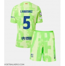 Barcelona Inigo Martinez #5 Derde tenue Kids 2024-25 Korte Mouwen (+ broek)