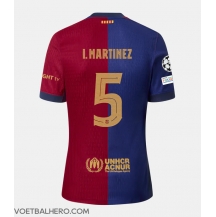 Barcelona Inigo Martinez #5 Thuis tenue 2024-25 Korte Mouwen