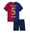 Barcelona Inigo Martinez #5 Thuis tenue Kids 2024-25 Korte Mouwen (+ broek)