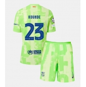 Barcelona Jules Kounde #23 Derde tenue Kids 2024-25 Korte Mouwen (+ broek)