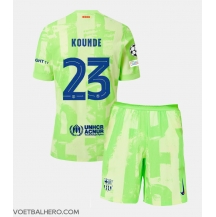 Barcelona Jules Kounde #23 Derde tenue Kids 2024-25 Korte Mouwen (+ broek)