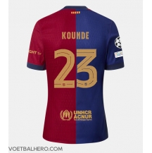 Barcelona Jules Kounde #23 Thuis tenue 2024-25 Korte Mouwen