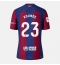 Barcelona Jules Kounde #23 Thuis tenue Dames 2023-24 Korte Mouwen