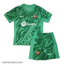 Barcelona Keeper Uit tenue Kids 2024-25 Korte Mouwen (+ broek)