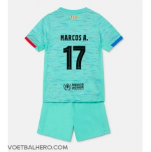 Barcelona Marcos Alonso #17 Derde tenue Kids 2023-24 Korte Mouwen (+ broek)