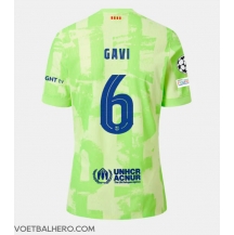 Barcelona Paez Gavi #6 Derde tenue 2024-25 Korte Mouwen