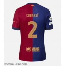 Barcelona Pau Cubarsi #2 Thuis tenue 2024-25 Korte Mouwen