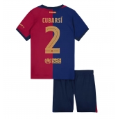 Barcelona Pau Cubarsi #2 Thuis tenue Kids 2024-25 Korte Mouwen (+ broek)