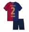 Barcelona Pau Cubarsi #2 Thuis tenue Kids 2024-25 Korte Mouwen (+ broek)