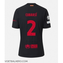 Barcelona Pau Cubarsi #2 Uit tenue 2024-25 Korte Mouwen