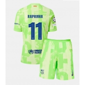 Barcelona Raphinha Belloli #11 Derde tenue Kids 2024-25 Korte Mouwen (+ broek)