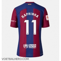 Barcelona Raphinha Belloli #11 Thuis tenue Dames 2023-24 Korte Mouwen