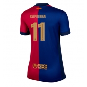 Barcelona Raphinha Belloli #11 Thuis tenue Dames 2024-25 Korte Mouwen