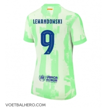 Barcelona Robert Lewandowski #9 Derde tenue Dames 2024-25 Korte Mouwen