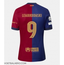 Barcelona Robert Lewandowski #9 Thuis tenue 2024-25 Korte Mouwen