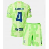 Barcelona Ronald Araujo #4 Derde tenue Kids 2024-25 Korte Mouwen (+ broek)