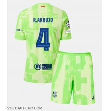 Barcelona Ronald Araujo #4 Derde tenue Kids 2024-25 Korte Mouwen (+ broek)