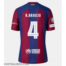 Barcelona Ronald Araujo #4 Thuis tenue 2023-24 Korte Mouwen