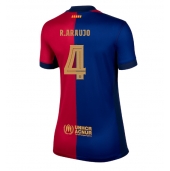 Barcelona Ronald Araujo #4 Thuis tenue Dames 2024-25 Korte Mouwen