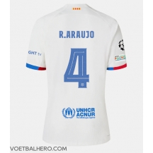 Barcelona Ronald Araujo #4 Uit tenue 2023-24 Korte Mouwen